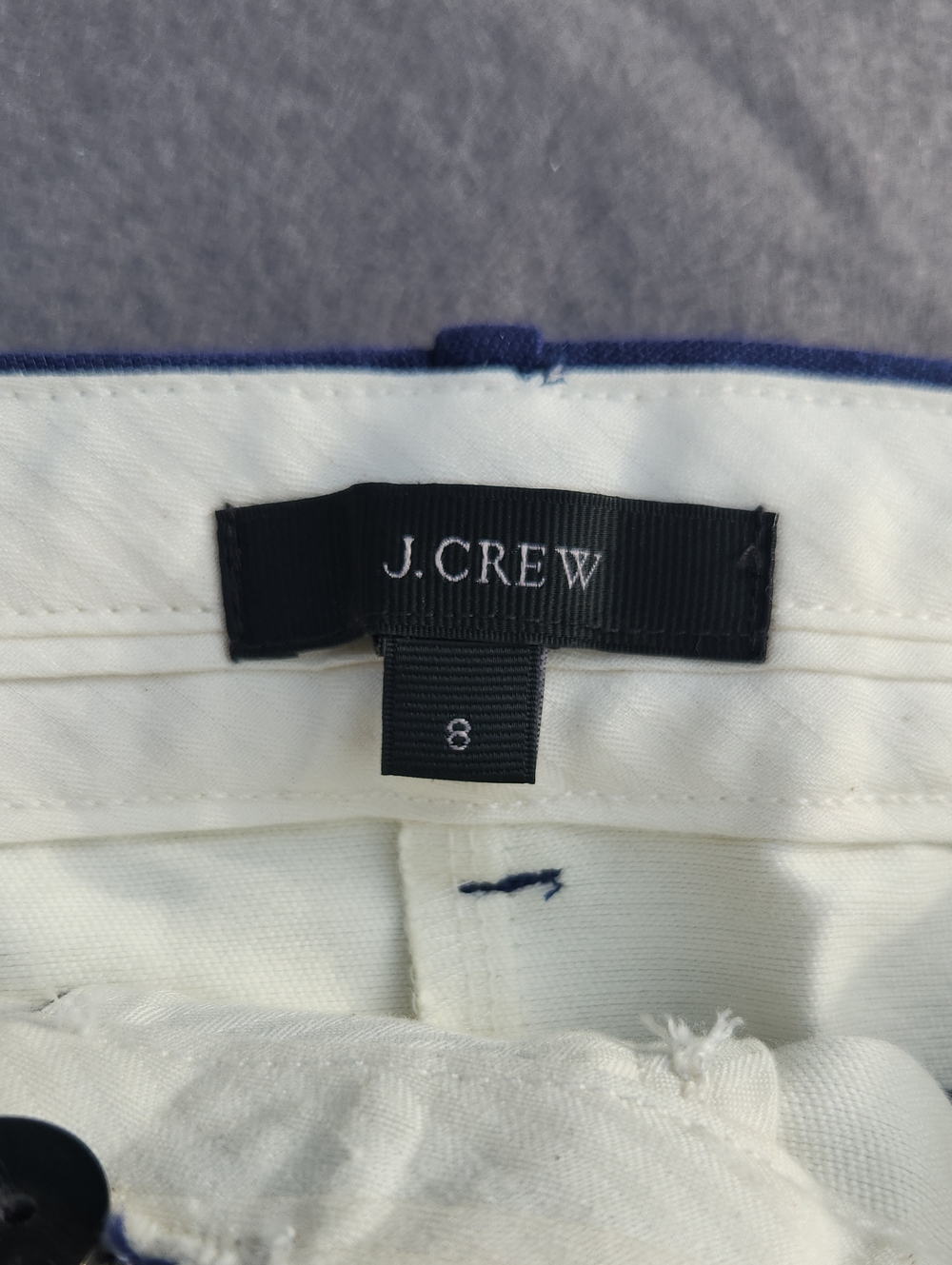 J.Crew Striped A-Line Mini Skirt with Pockets Size 8 - Picture 3 of 9